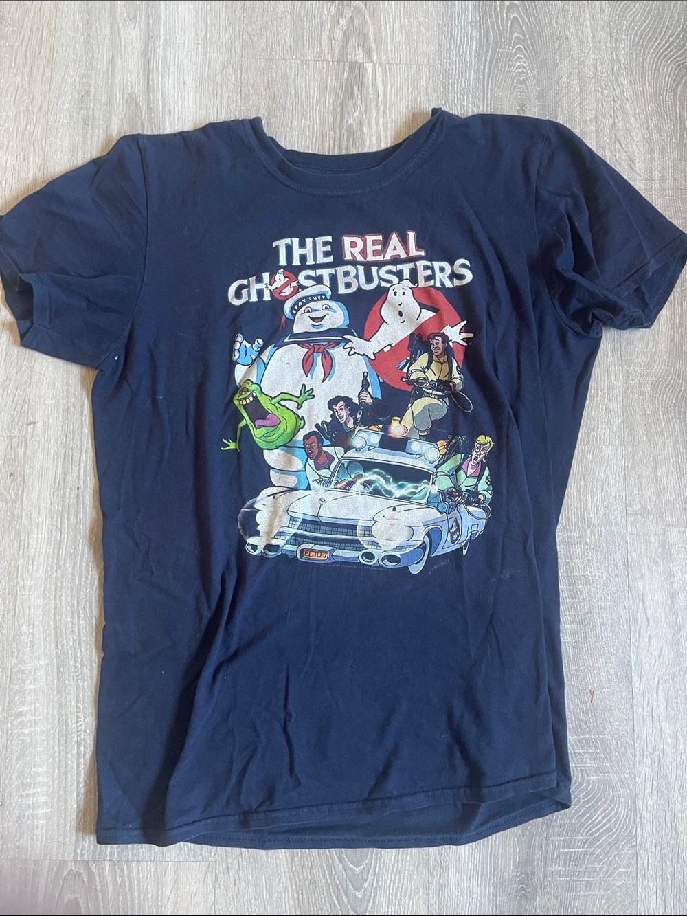 The Real Ghostbusters Graphic Tee - Navy
